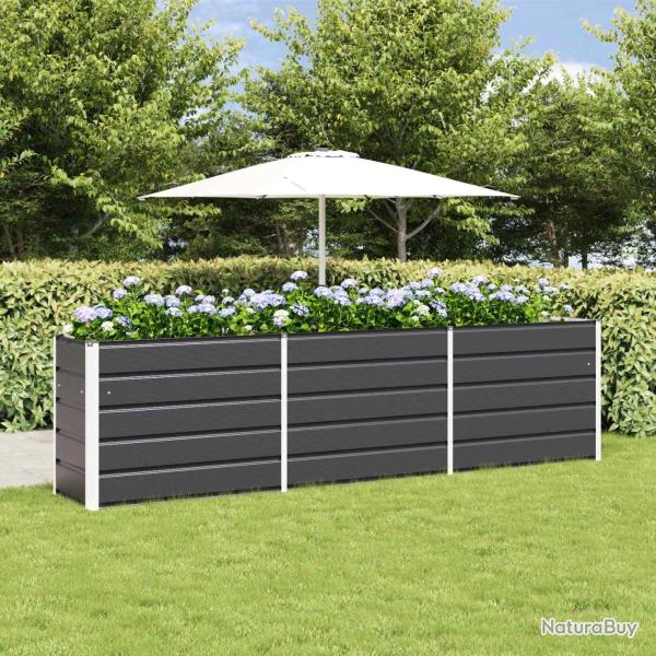 Jardini�re Anthracite 290 x 50 x 75 cm Acier galvanis�