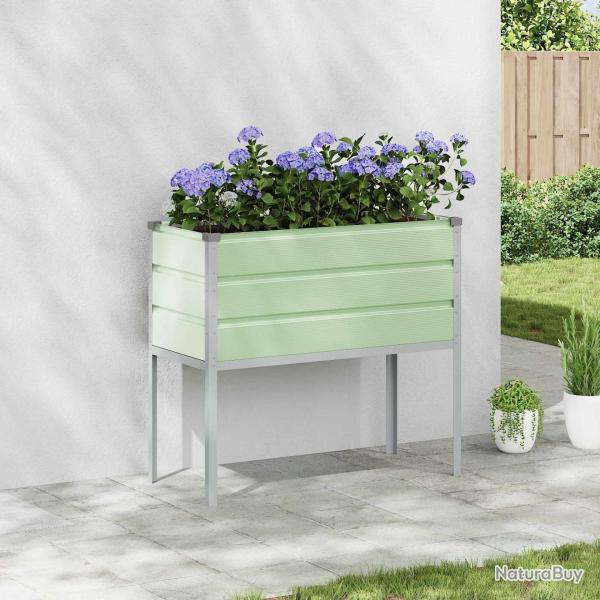 Jardini�re Vert Pastel 100 x 45 x 90 cm Acier galvanis�