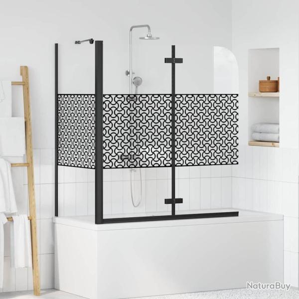 Enceinte de bain G�om�trique Noir 120 x 67 x 129 cm