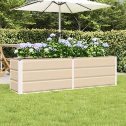 Jardini&egrave;re Ivoire 160 x 40 x 45 cm Acier