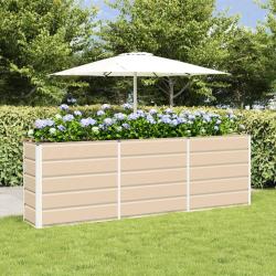 Jardini&egrave;re Ivoire 240 x 40 x 75 cm Acier