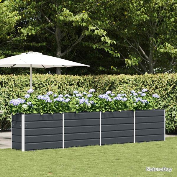Jardini�re Anthracite 385 x 50 x 75 cm Acier galvanis�