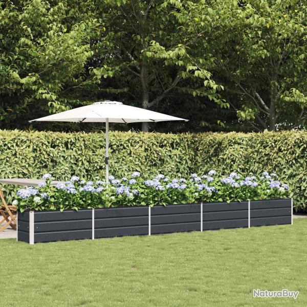 Jardini�re Anthracite 480 x 50 x 45 cm Acier galvanis�