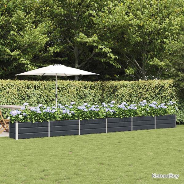 Jardini�re Anthracite 580 x 50 x 45 cm Acier galvanis�