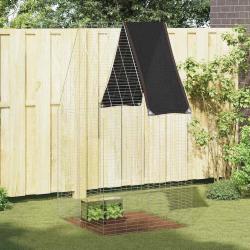 Cage pour lapins Argent&eacute; 100 x 100 x 210 cm Acier galvanis&eacute;