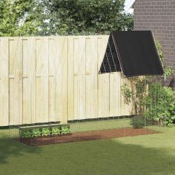 Cage pour lapins Argent&eacute; 300 x 100 x 210 cm Acier galvanis&eacute;