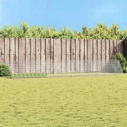 Cage pour lapins Argent 650 x 100 x 85 cm Acier galvanis&eacute;