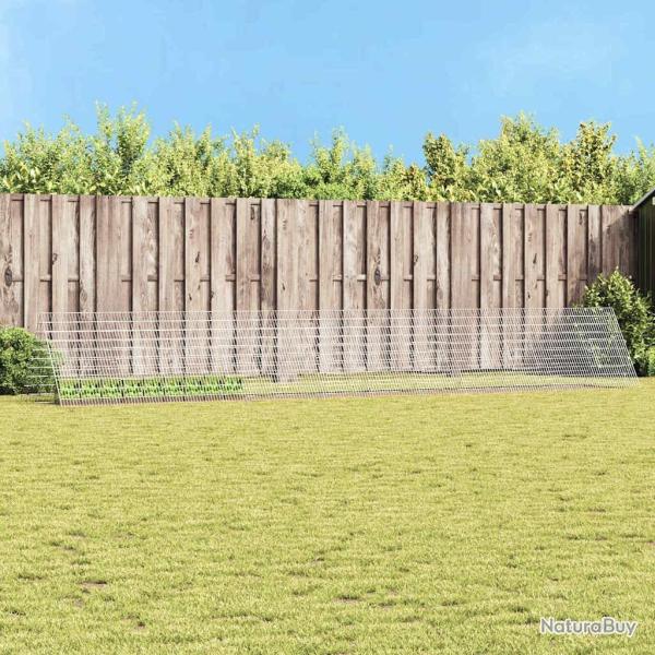 Cage pour lapins Argent 650 x 100 x 85 cm Acier galvanis�