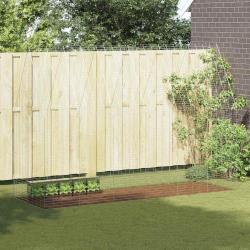 Cage pour lapins Argent&eacute; 300 x 100 x 210 cm Acier galvanis&eacute;