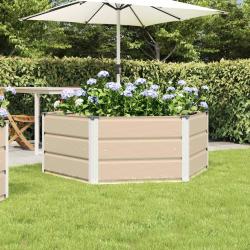 Jardini&egrave;re Ivoire 129 x 129 x 45 cm Acier