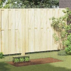 Cage pour lapins Argent&eacute; 200 x 100 x 210 cm Acier galvanis&eacute;