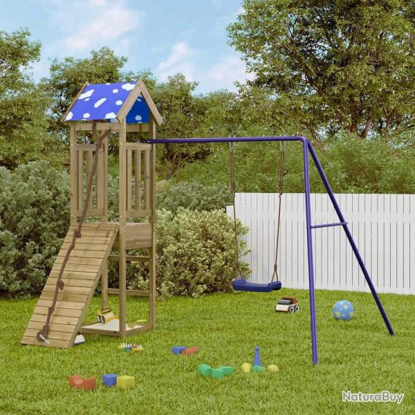 Aire de jeux d'ext�rieur bois de pin impr�gn�