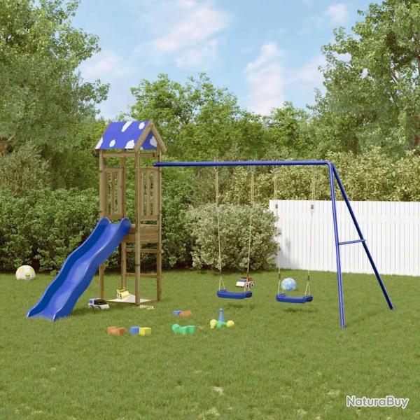 Aire de jeux d'ext�rieur bois de pin impr�gn�