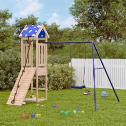 Aire de jeux d'ext&eacute;rieur bois de pin massif