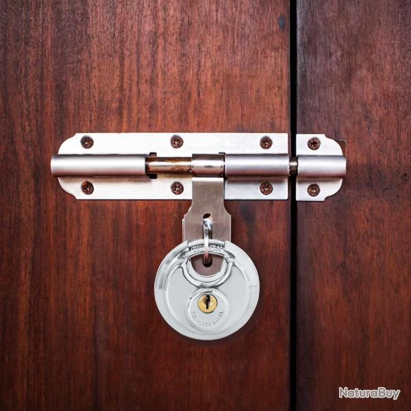 Serrures Discus avec Cl�s 12 pcs Argent� 7 x 2,4 x 7 cm