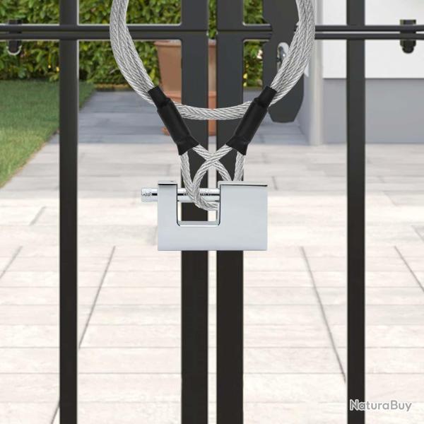 Verrou 6 pcs Argent� Acier