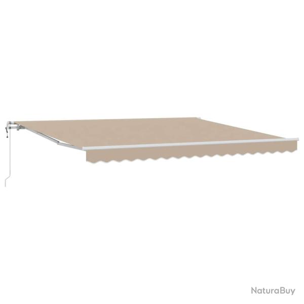 Auvent r�tractable �lectrique Beige 400 � 300 cm