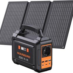 Station &Eacute;lectrique Portable 98Wh avec Panneau Solaire Pliable 30W G&eacute;n&eacute;rateur 26.400mAh Batterie