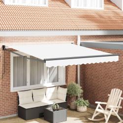 Auvent Blanc 300 x 250 x 165 cm Polyester
