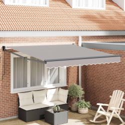 Auvent Gris clair 300 x 250 cm Polyester