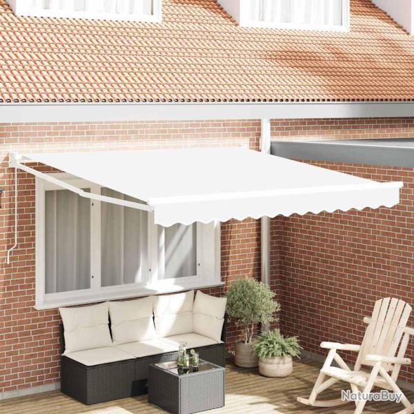 Auvent Blanc 300 x 250 x 165 cm Polyester