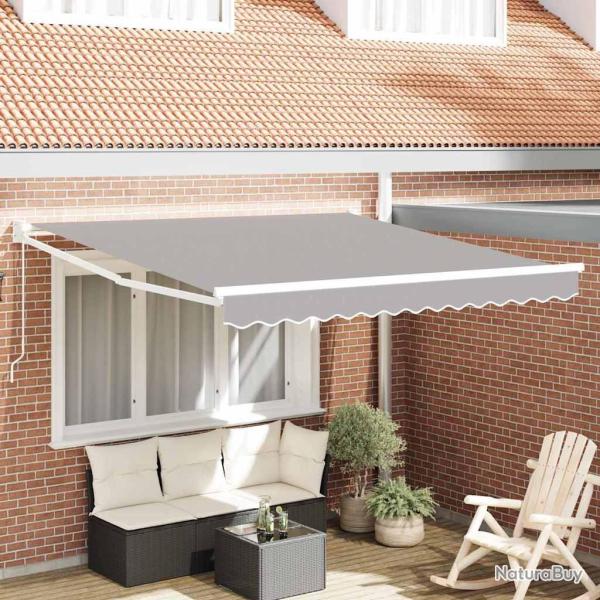Auvent Gris clair 300 x 250 x 165 cm Polyester