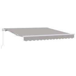 Auvent Gris clair 300 x 250 x 165 cm Polyester