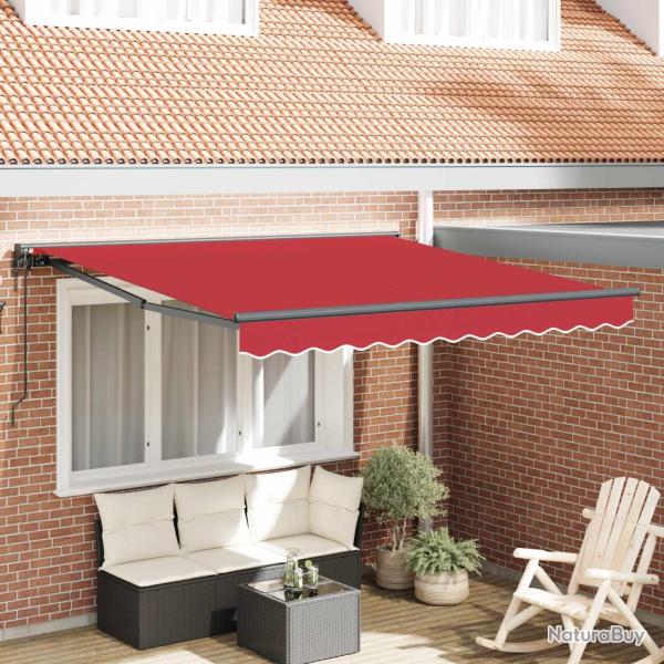 Cadre d'auvent Rouge 300 x 250 cm Polyester avec rev�tement PU