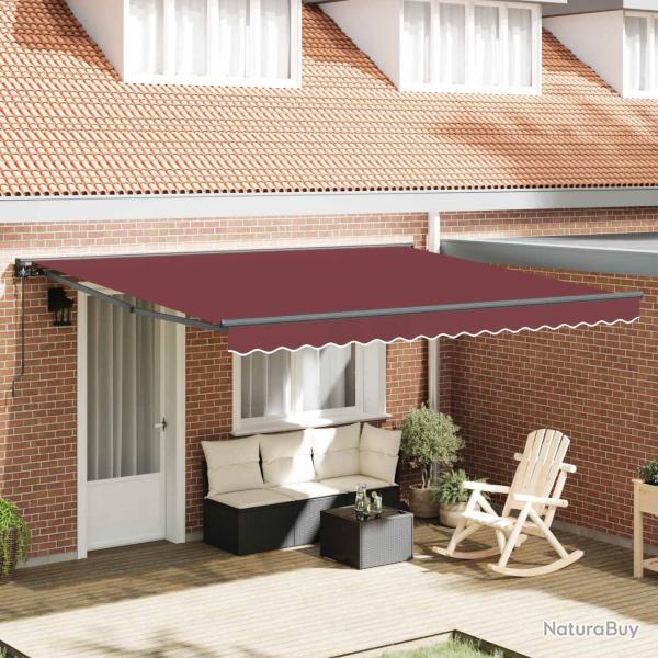 Cadre d'auvent Bordeaux 400 � 300 cm