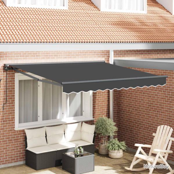 Cadre d'auvent Anthracite 350 x 250 cm