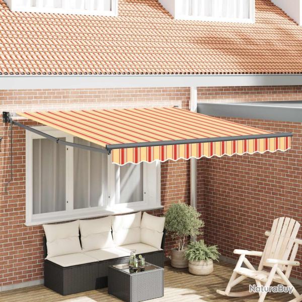 Auvent Jaune et Orange 350 x 250 x 165 cm Polyester