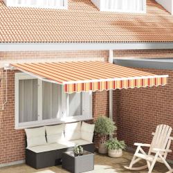 Auvent Jaune et Orange 350 x 250 x 165 cm Polyester