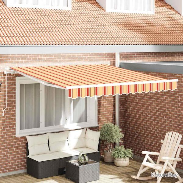 Auvent Jaune et Orange 350 x 250 x 165 cm Polyester