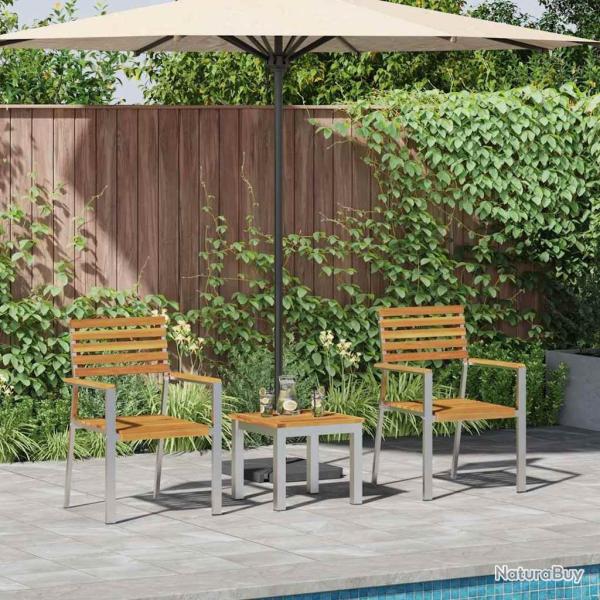 Ensemble de salle � manger pour jardin 3 pcs