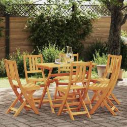 Chaise de jardin 6 pcs Huile Naturelle 40 x 42 x 85 cm