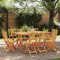 Chaise de jardin 8 pcs Huile Naturelle 40 x 42 x 85 cm