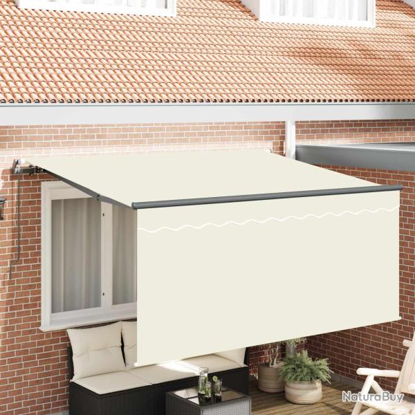 Auvent R�tractable Cr�me 300 x 200 cm Polyester et Aluminium