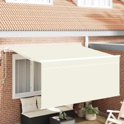Auvent R&eacute;tractable Cr&egrave;me 300 x 200 cm Polyester et Aluminium