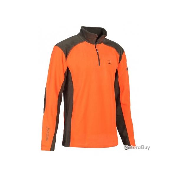 Polo Polaire Percussion Orange