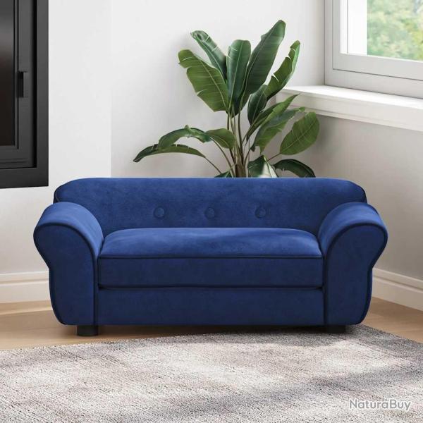 Canap� pour chien Bleu 72x45x30 cm Peluche