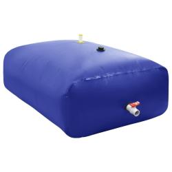R&eacute;servoir d'eau avec robinet pliable 5000 L PVC