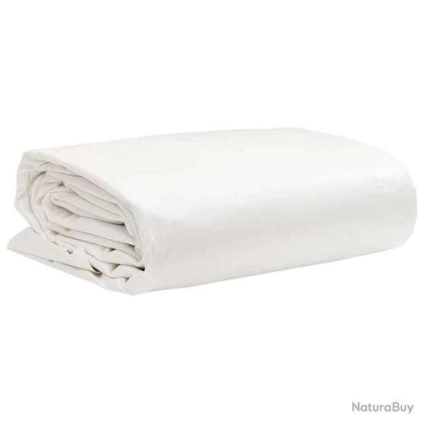 B�che blanc 1x2,5 m 650 g/m�