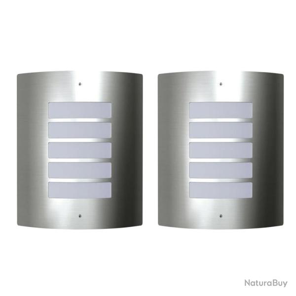 Applique murale design en m�tal (lot de 2)