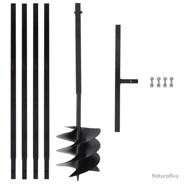 Tari�re de sol avec manche 250 mm et tube d'extension 4 m Acier