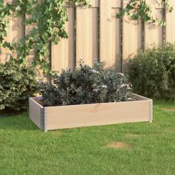 Jardini&egrave;re sur&eacute;lev&eacute;e 50x100 cm Bois de pin solide