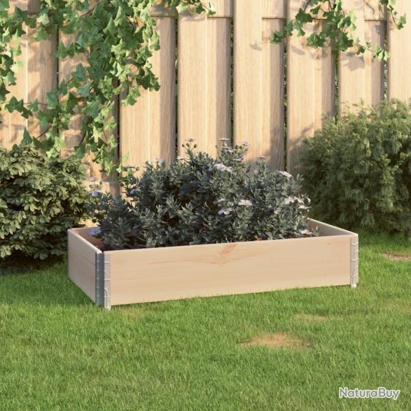 Jardini�re sur�lev�e 50x100 cm Bois de pin solide