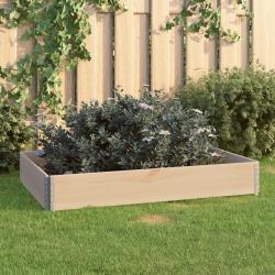 Jardini&egrave;re sur&eacute;lev&eacute;e 80x120 cm Bois de pin solide
