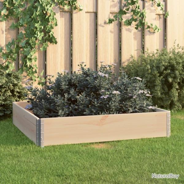 Jardini�re sur�lev�e 100x100 cm Bois de pin solide