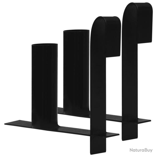 Distributeurs de bandes de cl�ture d'intimit� 2 pcs Acier