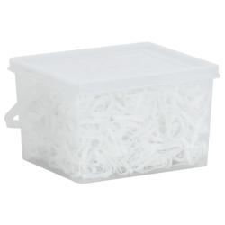Bandes tress&eacute;es pour chevaux 2500 pcs silicone blanc